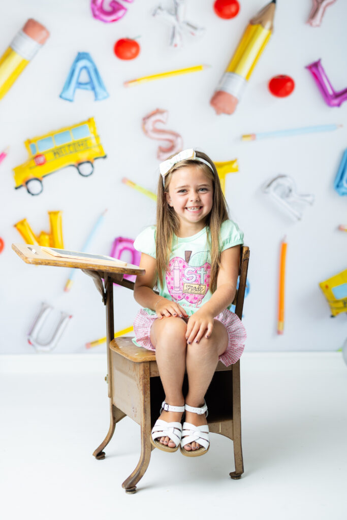 girl sitting in desk