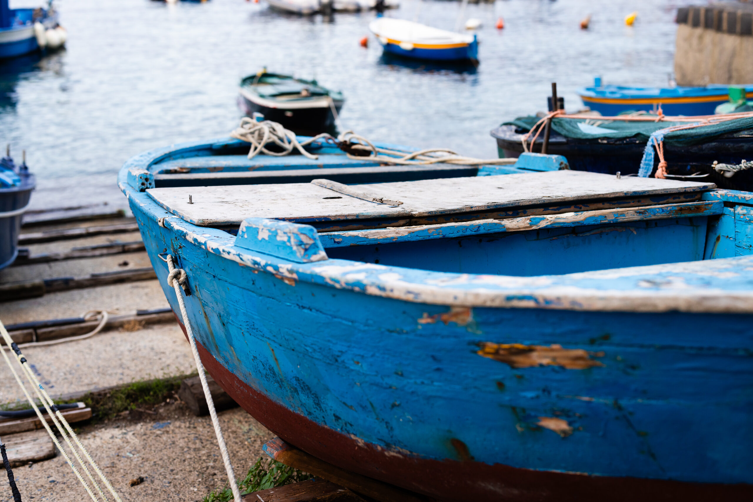 fishing boat in Scilla Calabria Italy